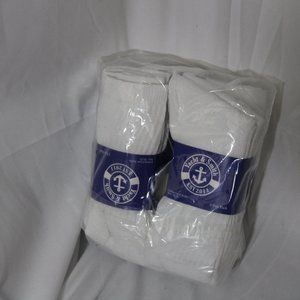 3524616-New Sizes 10-13 Men’s 12 Packaged 100% Cotton Ankle Crew Socks.